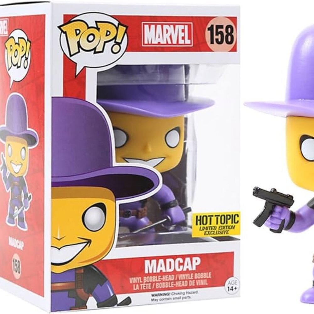 Funko Pop! Marvel - Madcap 158, Hot Topic Limited Edition Exclusive